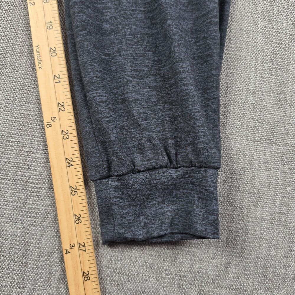 Mondetta Womens L Gray Space Dye Knit Joggers Pants Drawstring Athletic Stretch - Picture 7 of 8